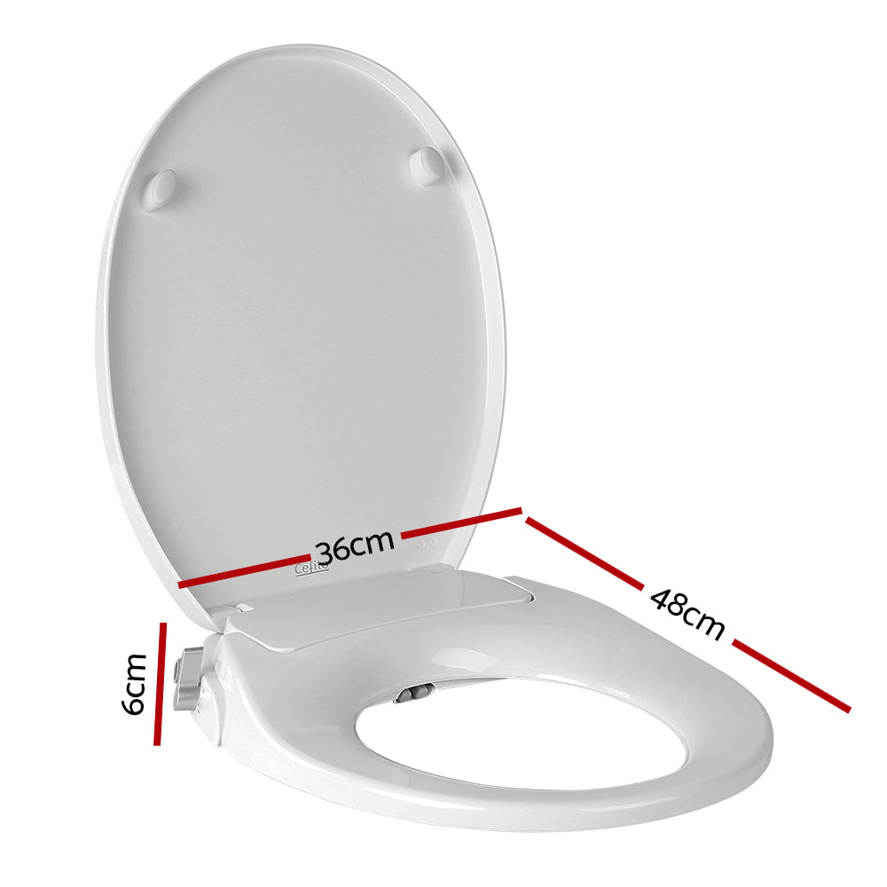 non-electric-bidet-toilet-seat-bathroom-white at www.mallsonline.com.au