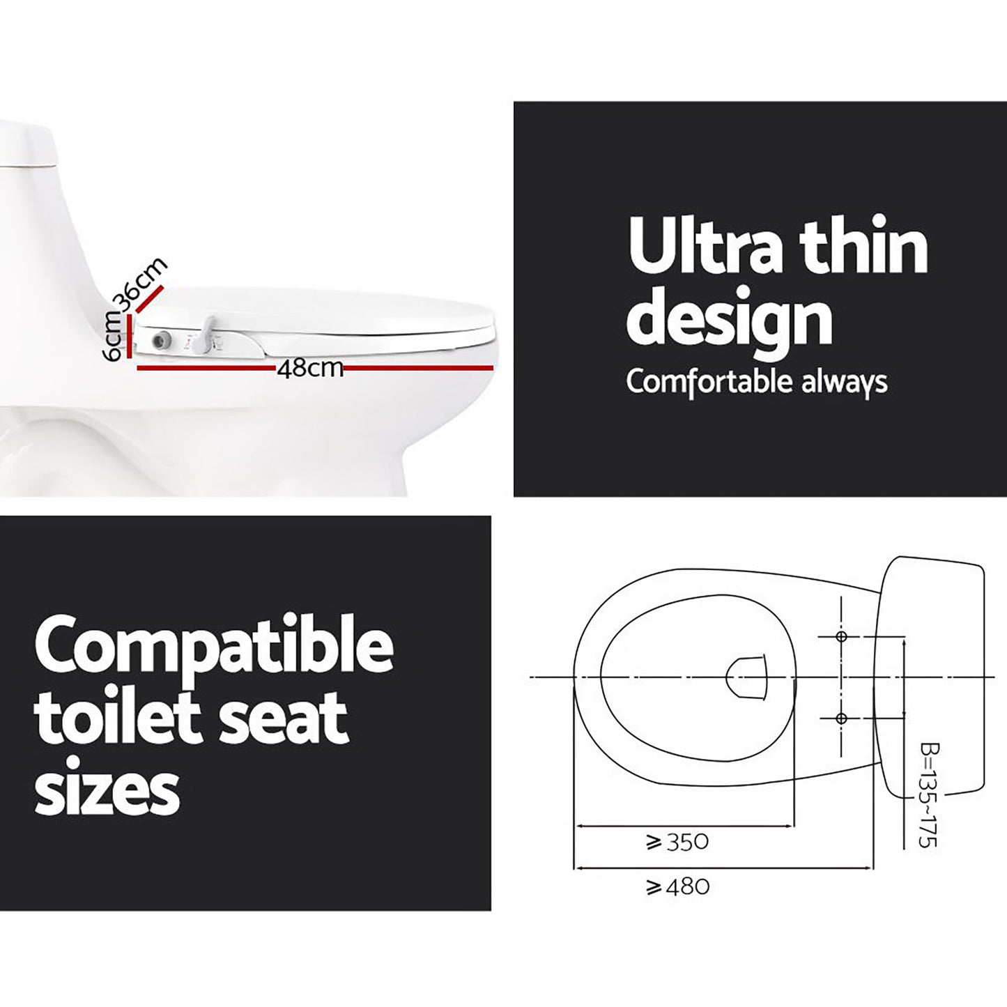 non-electric-bidet-toilet-seat-bathroom-white at www.mallsonline.com.au