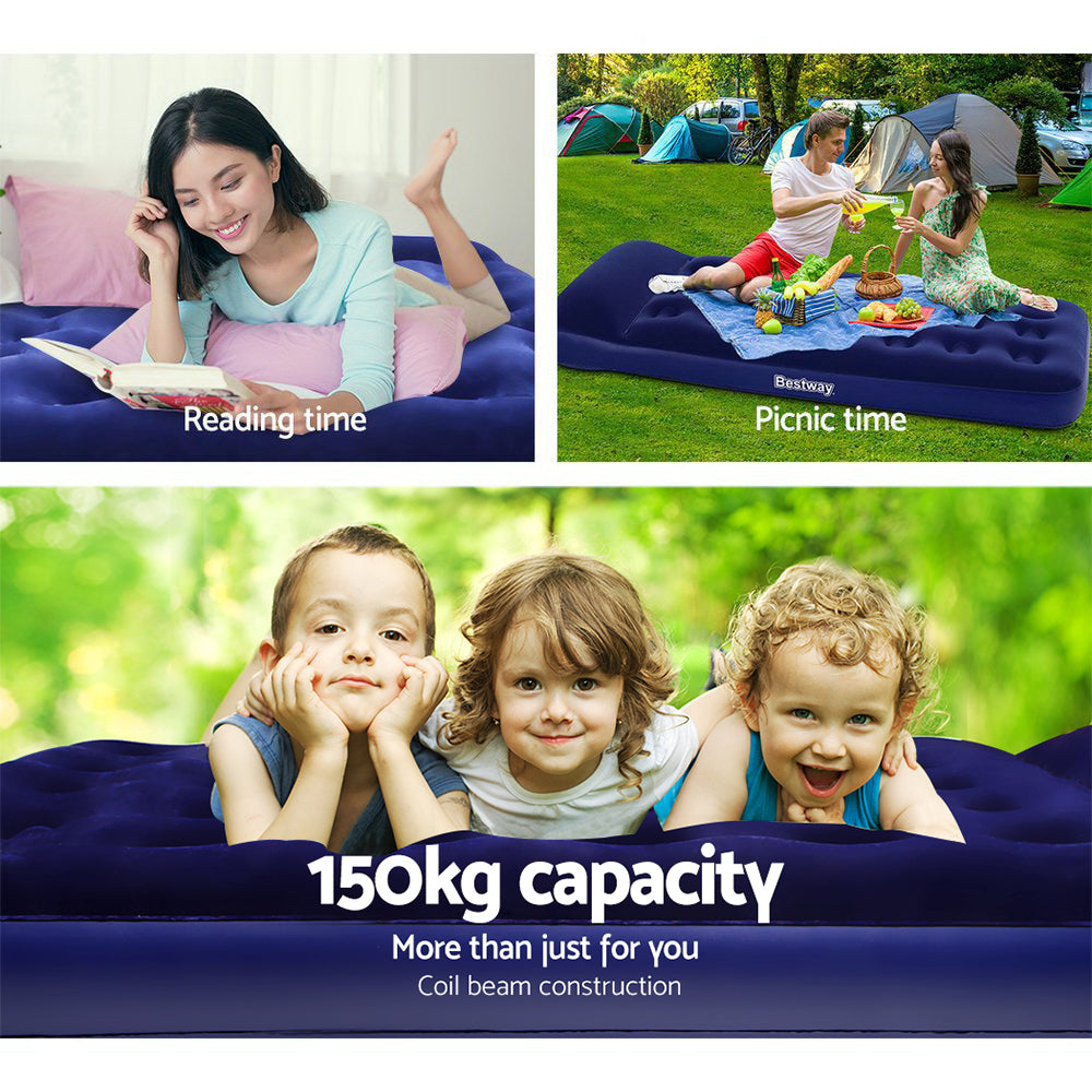 bestway-single-size-inflatable-air-mattress-navy www.mallsonline.com.au