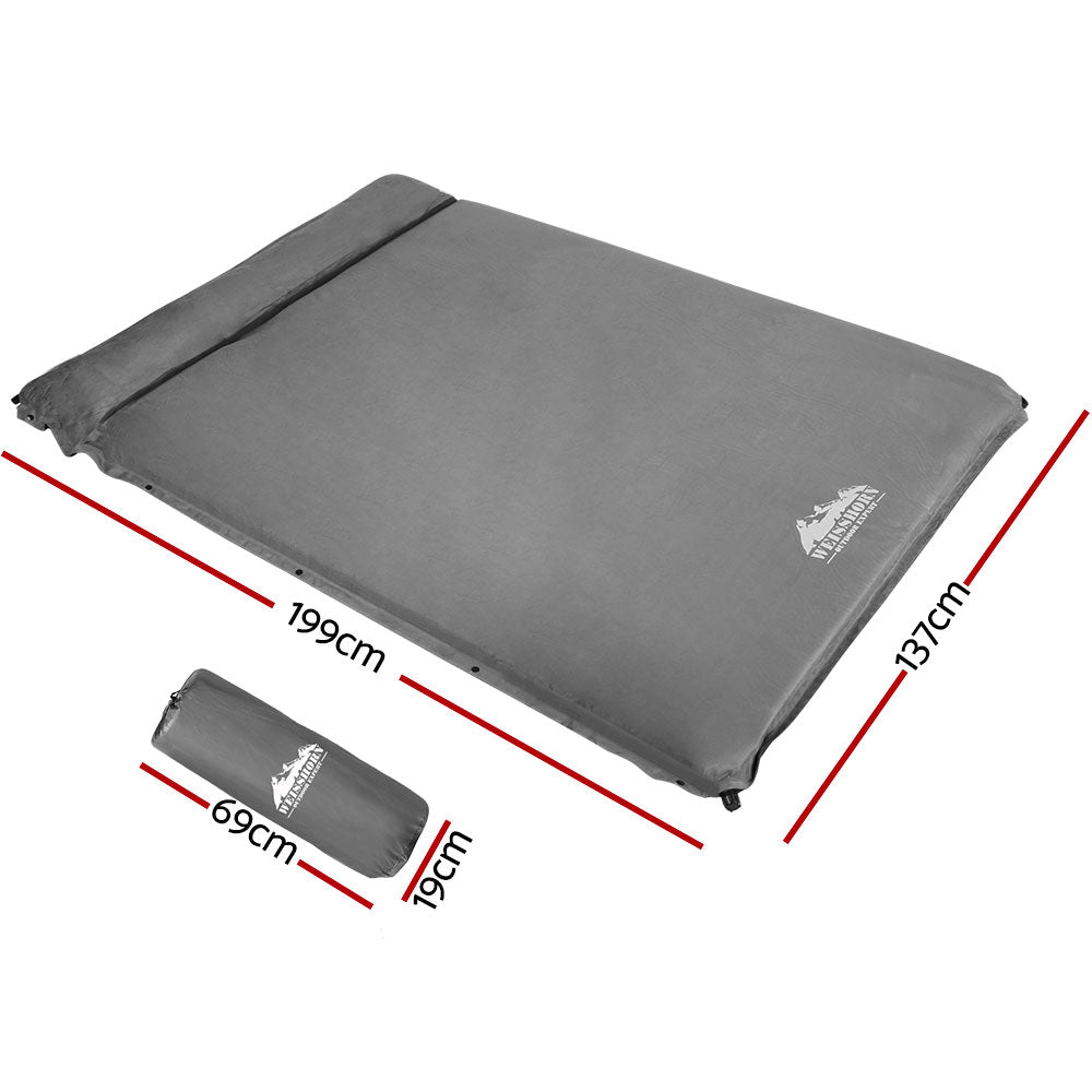 weisshorn-self-inflating-mattress-grey at www.mallsonline.com.au