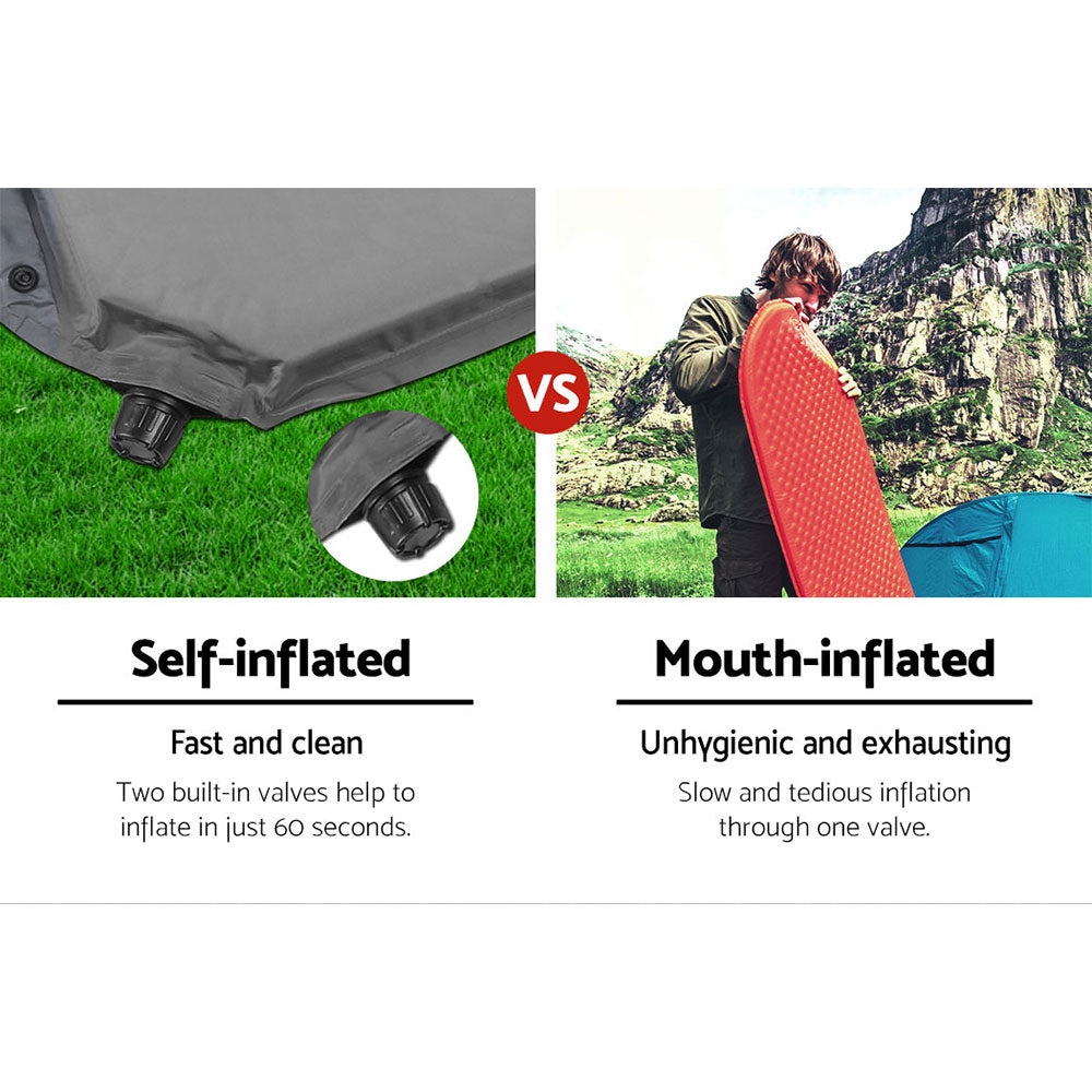 weisshorn-self-inflating-mattress-grey at www.mallsonline.com.au