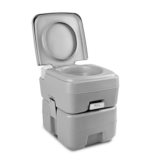 weisshorn-20l-portable-outdoor-camping-toilet-grey www.mallsonline.com.au