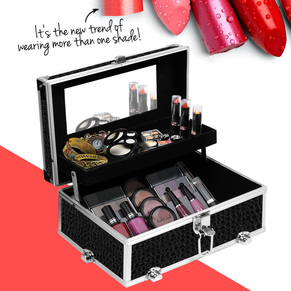 embellir-portable-cosmetic-beauty-makeup-carry-case-with-mirror-crocodile-black at www.mallsonline.com.au