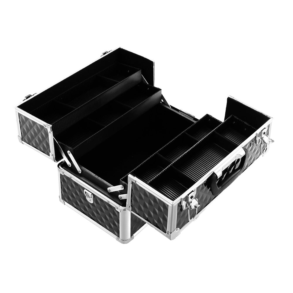 embellir-portable-cosmetic-beauty-makeup-case-diamond-black at www.mallsonline.com.au