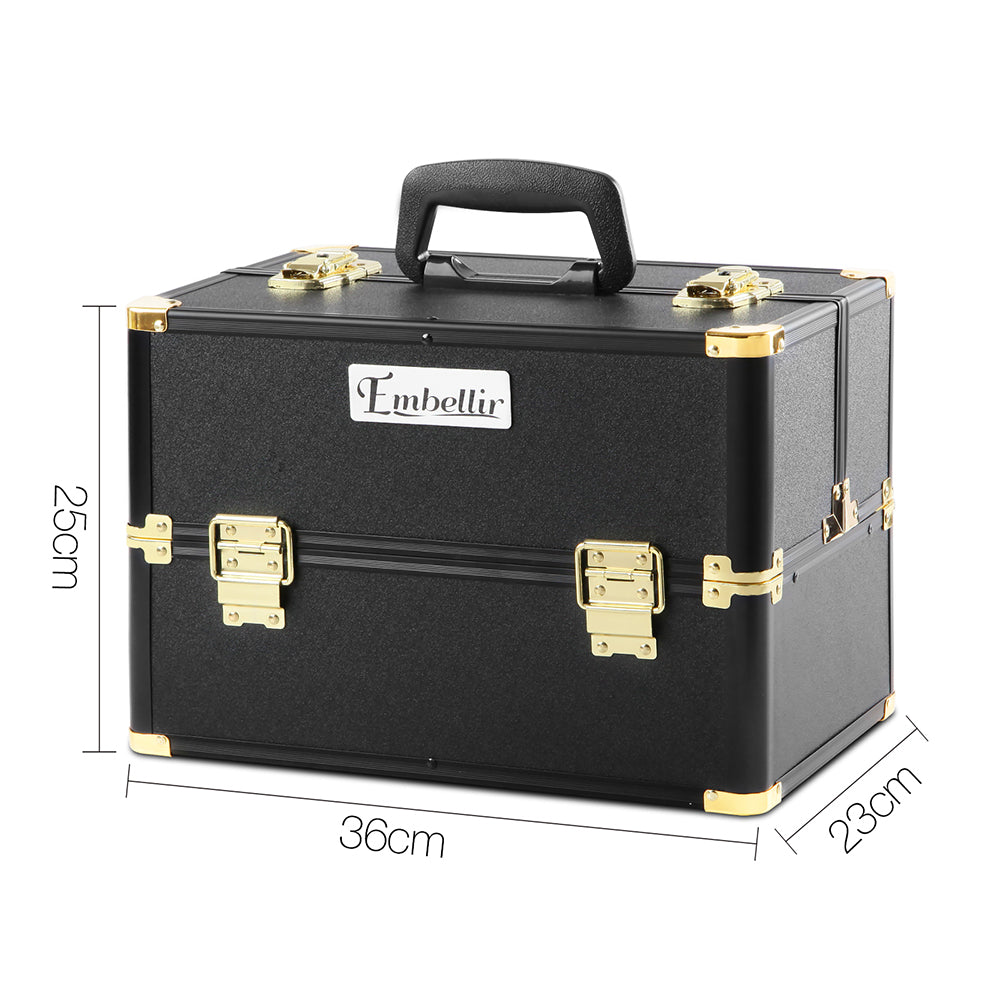 embellir-portable-cosmetic-beauty-makeup-case-black-gold at www.mallsonline.com.au