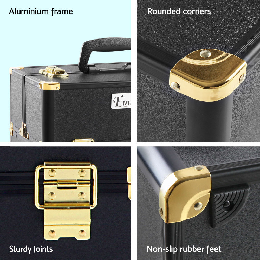 embellir-portable-cosmetic-beauty-makeup-case-black-gold at www.mallsonline.com.au