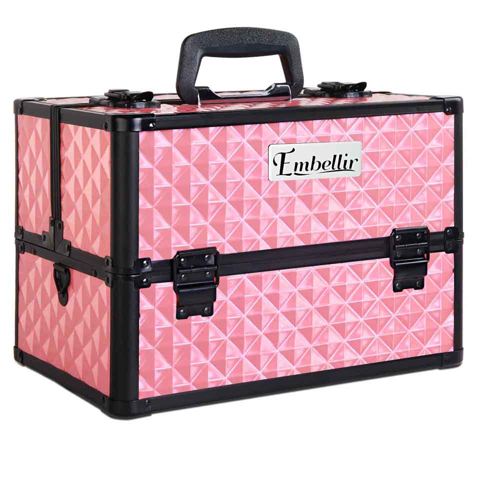 embellir-portable-cosmetic-beauty-makeup-case-diamond-pink at www.mallsonline.com.au