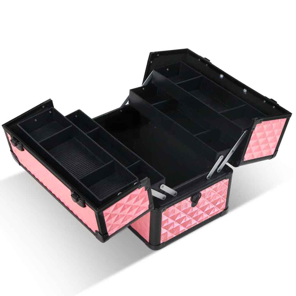 embellir-portable-cosmetic-beauty-makeup-case-diamond-pink at www.mallsonline.com.au