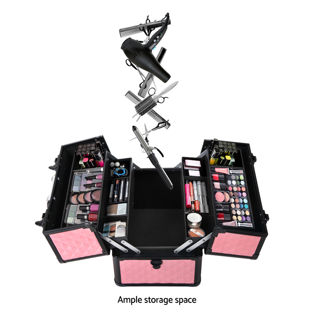 embellir-portable-cosmetic-beauty-makeup-case-diamond-pink at www.mallsonline.com.au