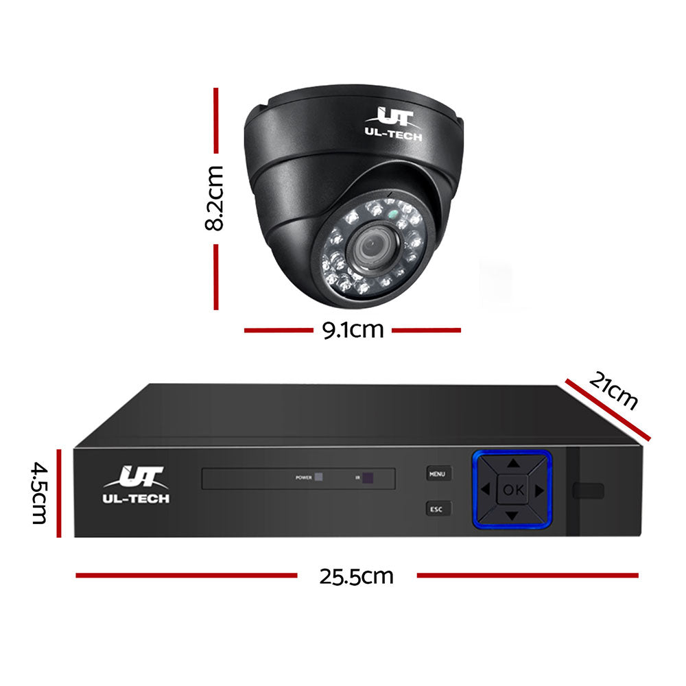 ul-tech-cctv-camera-security-system-home-8ch-dvr-1080p-ip-day-night-4-dome-cameras-kit www.mallsonline.com.au