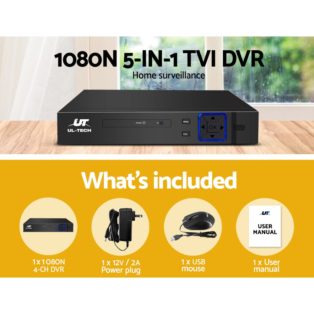 ul-tech-5-in-1-4ch-dvr-video-recorder-cctv-security-system-hdmi-1080p www.mallsonline.com.au