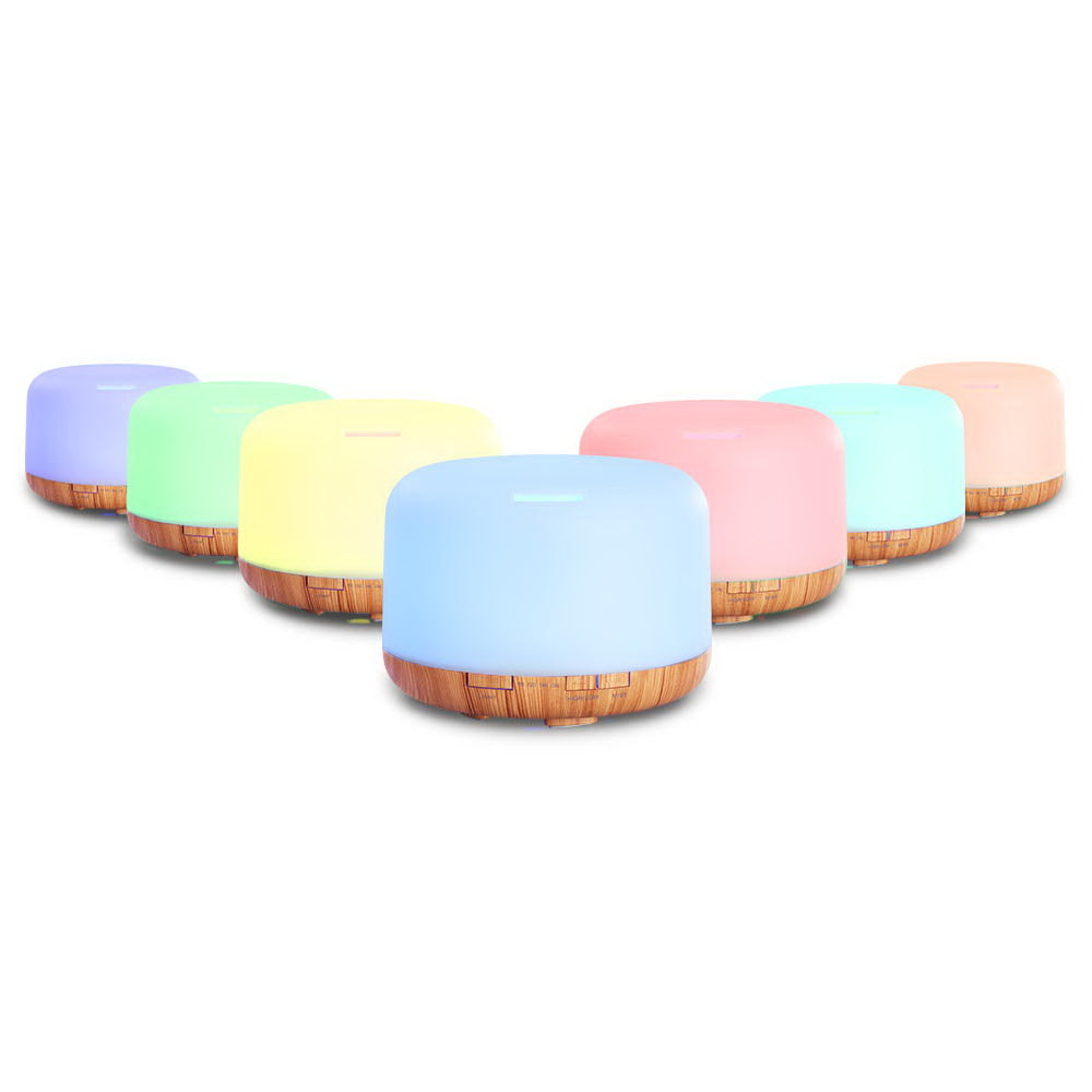 devanti-aroma-diffuser-aromatherapy-led-night-light-air-humidifier-purifier-light-wood-grain-500ml at www.mallsonline.com.au