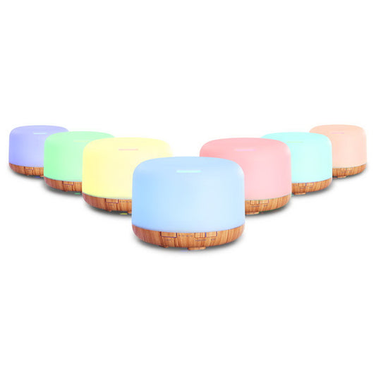devanti-aroma-diffuser-aromatherapy-led-night-light-air-humidifier-purifier-light-wood-grain-500ml at www.mallsonline.com.au