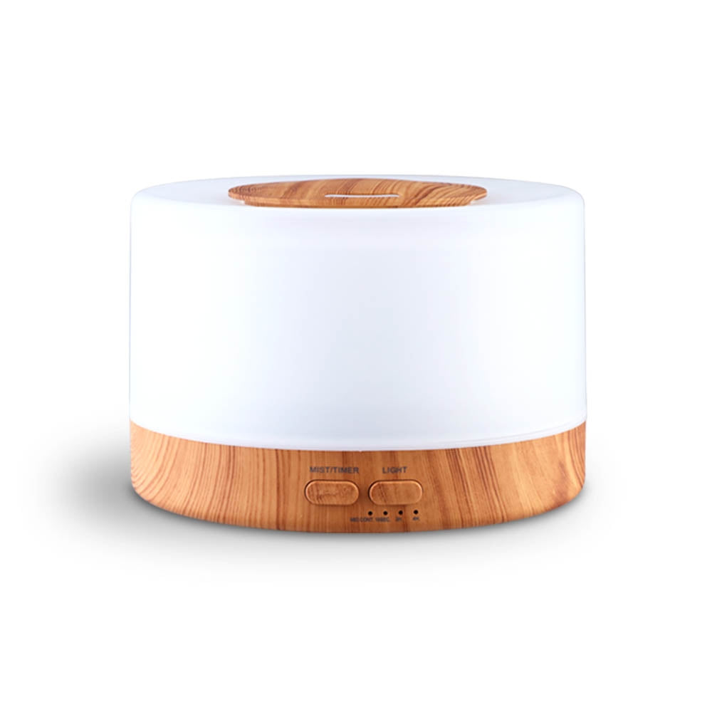 devanti-aroma-diffuser-aromatherapy-led-night-light-air-humidifier-purifier-round-light-wood-grain-500ml-remote-control at www.mallsonline.com.au