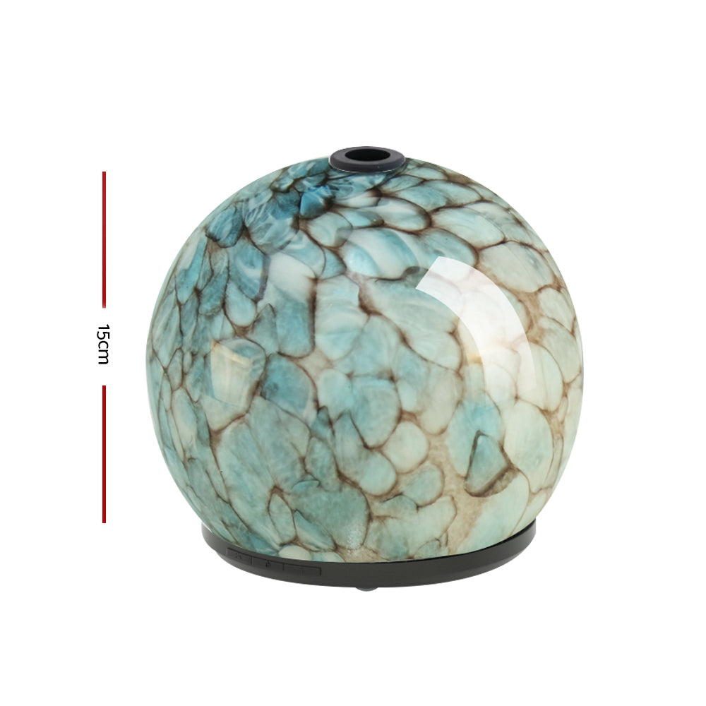 devanti-240ml-aroma-diffuser-led-light-glass-essential-oil www.mallsonline.com.au