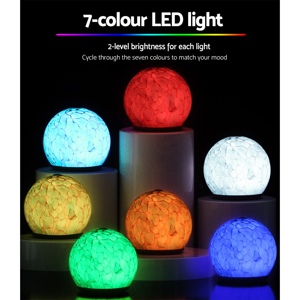 devanti-240ml-aroma-diffuser-led-light-glass-essential-oil www.mallsonline.com.au