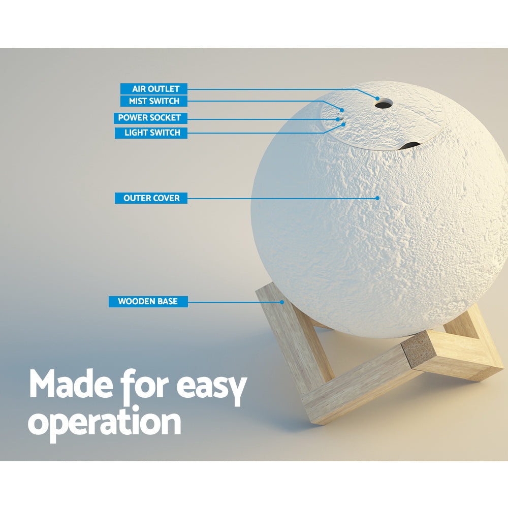 devanti-aroma-diffuser-led-moon-lamp-880ml www.mallsonline.com.au