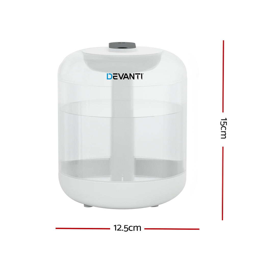 devanti-1l-air-humidifier-ultrasonic-purifier-aroma-diffuser at www.mallsonline.com.au