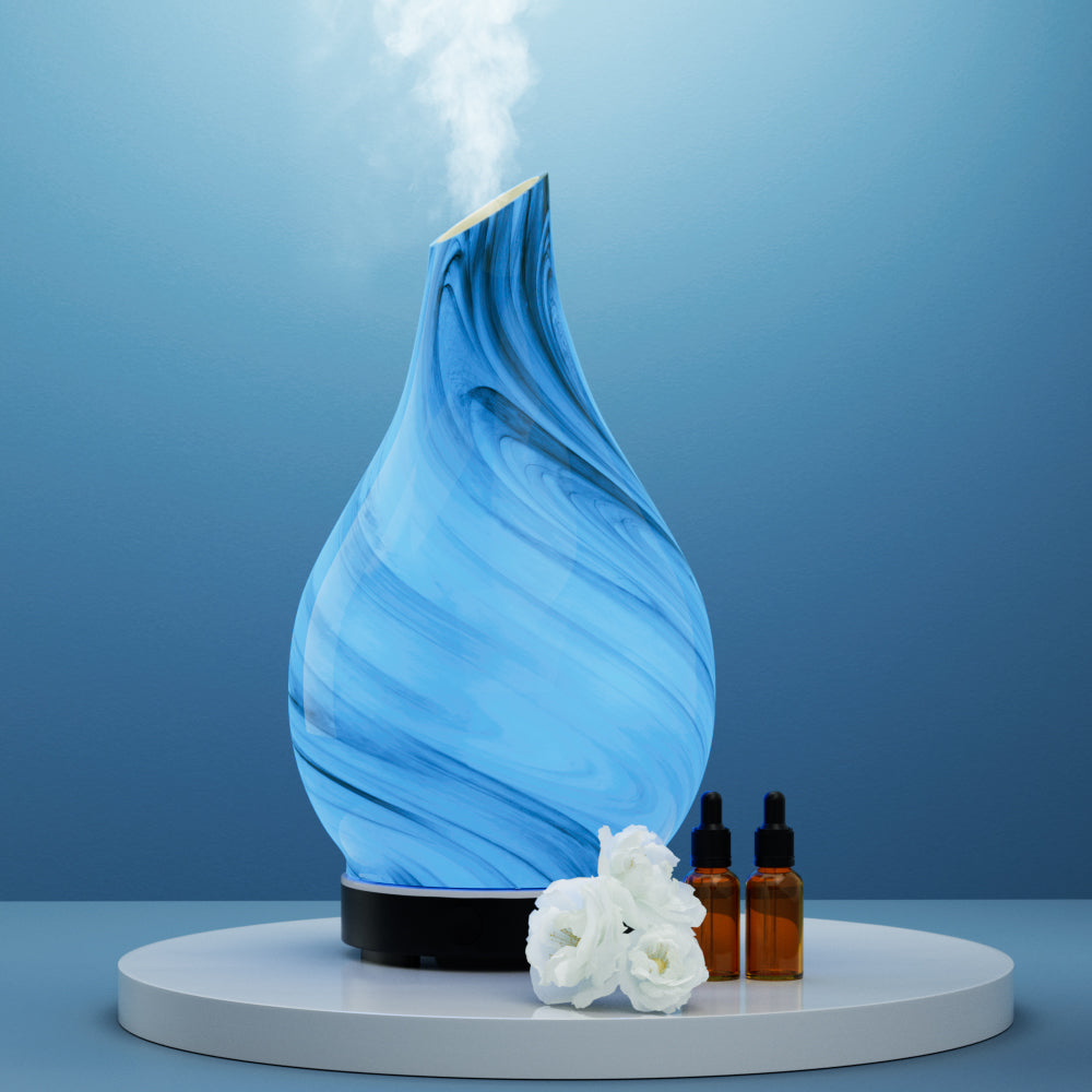 devanti-aromatherapy-aroma-diffuser-essential-oil-humidifier-led-glass-marble www.mallsonline.com.au