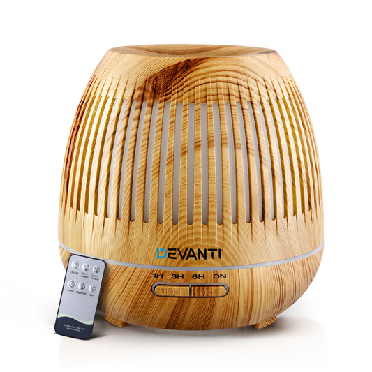 devanti-aromatherapy-diffuser-aroma-essential-oils-air-humidifier-led-light-400ml at www.mallsonline.com.au