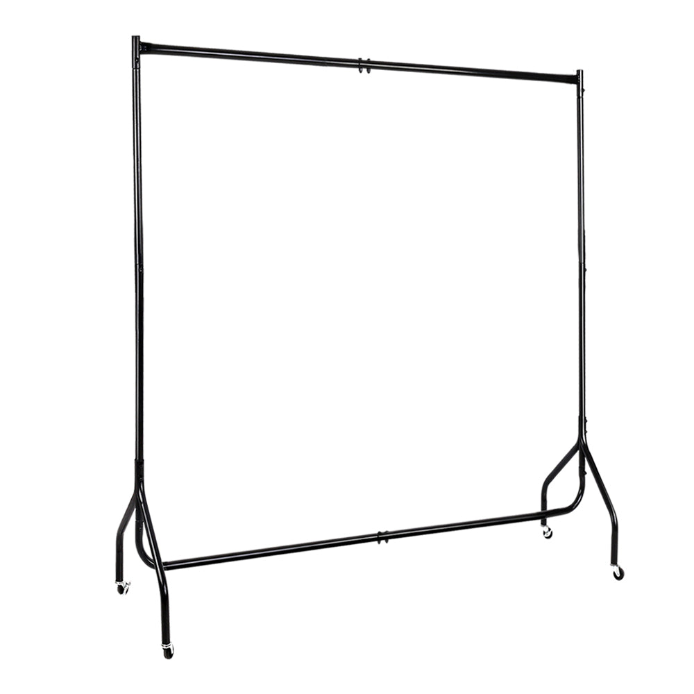 artiss-6ft-clothes-racks-metal-garment-display-rolling-rail-hanger-airer-stand-portable at www.mallsonline.com.au