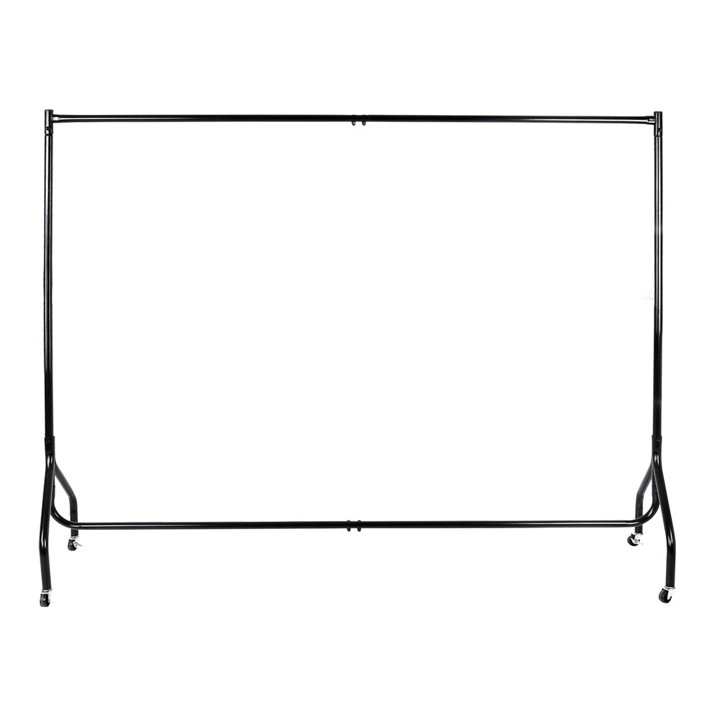 artiss-6ft-clothes-racks-metal-garment-display-rolling-rail-hanger-airer-stand-portable at www.mallsonline.com.au