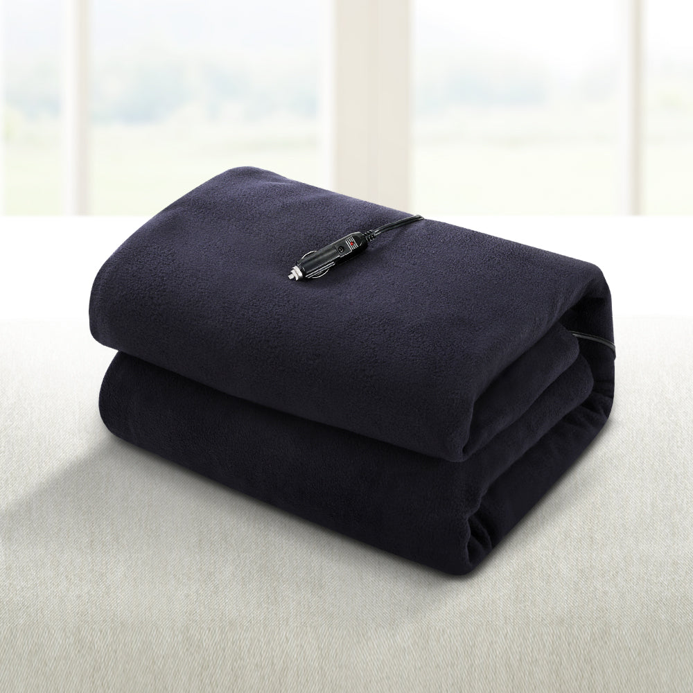 giselle-electric-heated-blanket-car-truck-throw-rug-travel-camping-12v-dc-aut at www.mallsonline.com.au