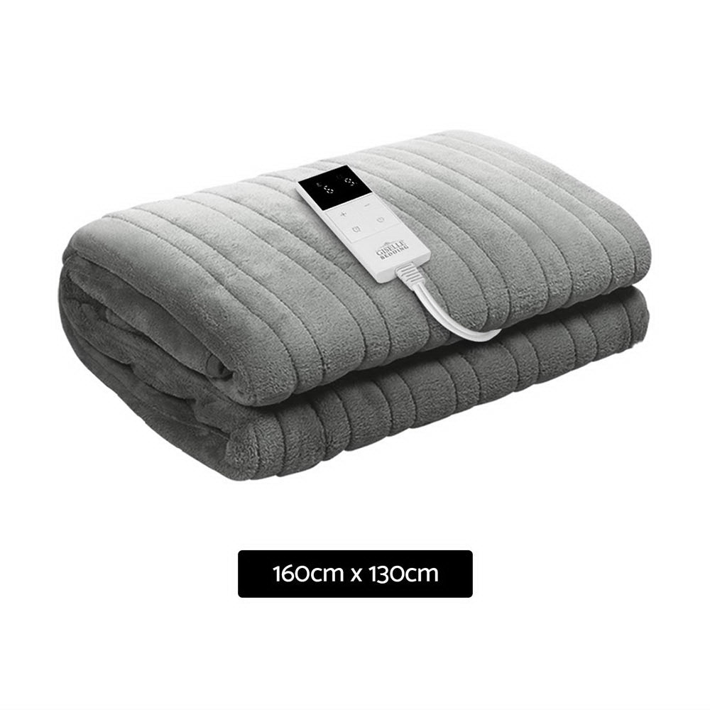 giselle-bedding-heated-electric-throw-rug-fleece-sunggle-blanket-washable-silver at www.mallsonline.com.au