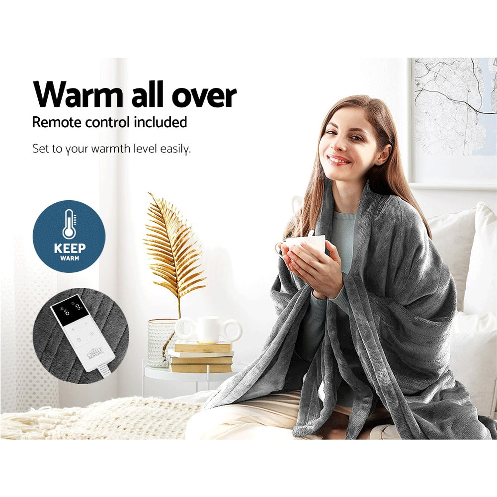giselle-bedding-heated-electric-throw-rug-fleece-sunggle-blanket-washable-silver at www.mallsonline.com.au