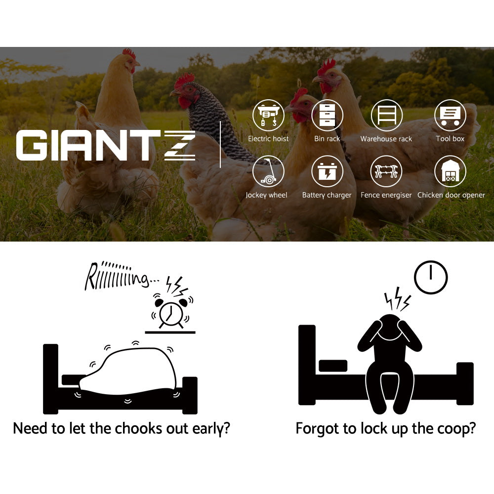 giantz-automatic-chicken-coop-door-opener-cage-closer www.mallsonline.com.au