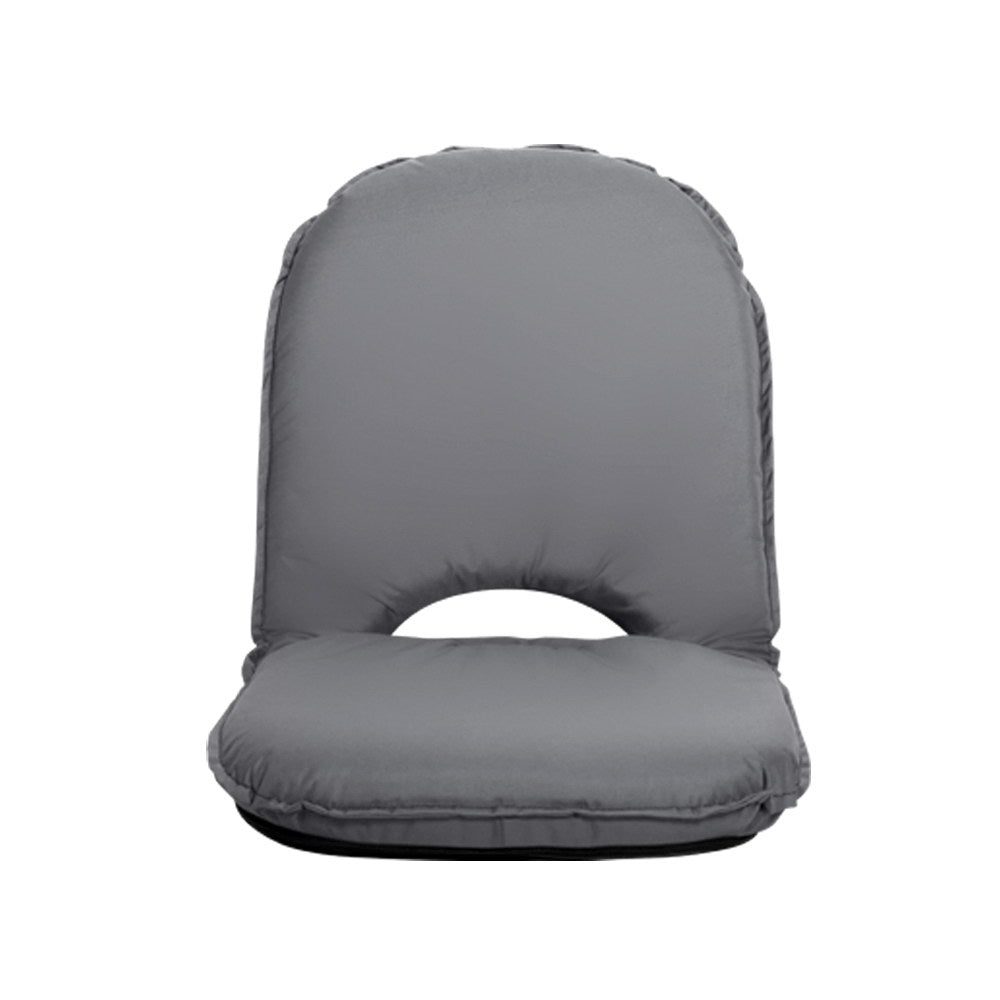 artiss-floor-lounge-sofa-camping-portable-recliner-beach-chair-folding-outdoor-grey www.mallsonline.com.au