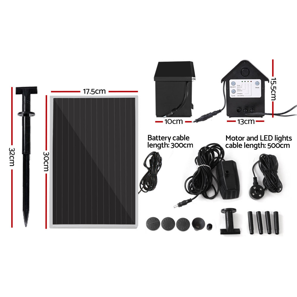 gardeon-solar-pond-pump-pool-fountain-battery-garden-outdoor-submersible-kit-4ft www.mallsonline.com.au