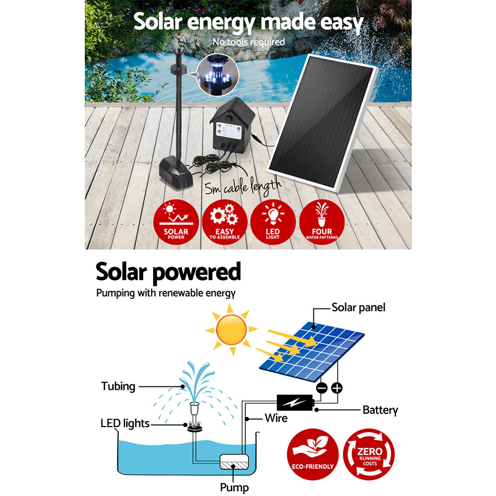 gardeon-solar-pond-pump-pool-fountain-battery-garden-outdoor-submersible-kit-4ft www.mallsonline.com.au