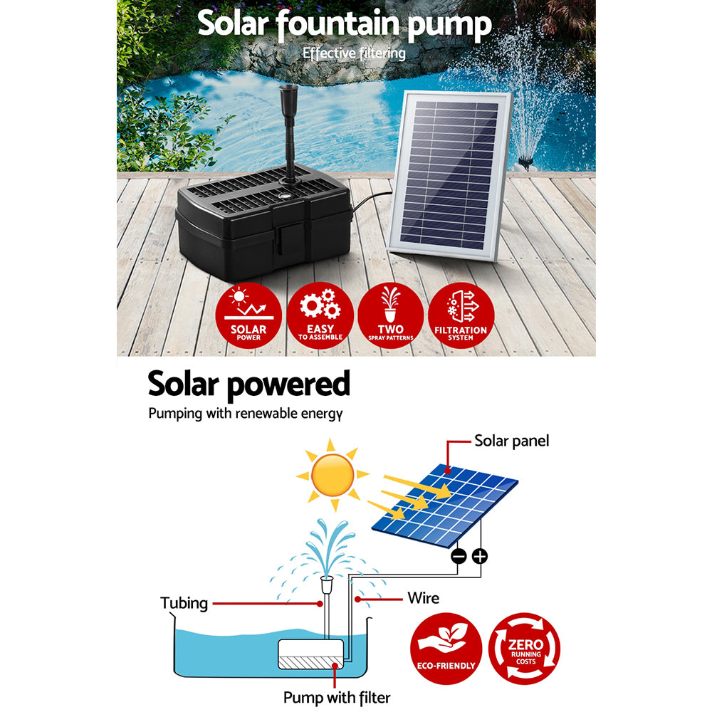 gardeon-solar-pond-pump-with-eco-filter-box-water-fountain-kit-4-6ft www.mallsonline.com.au