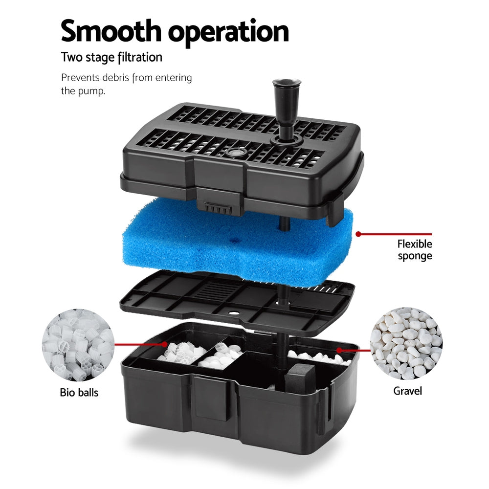 gardeon-solar-pond-pump-with-eco-filter-box-water-fountain-kit-4-6ft www.mallsonline.com.au