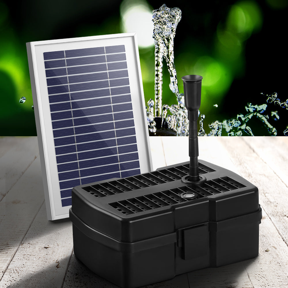 gardeon-solar-pond-pump-with-eco-filter-box-water-fountain-kit-4-6ft www.mallsonline.com.au