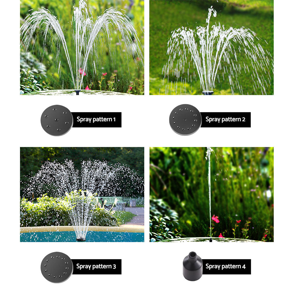 gardeon-solar-pond-pump-with-battery-led-lights-4-4ft www.mallsonline.com.au