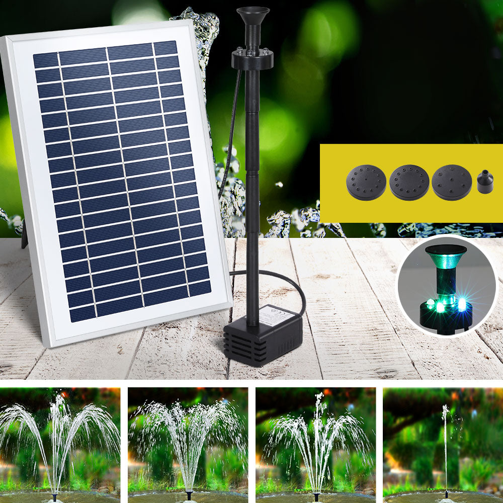 gardeon-solar-pond-pump-with-battery-led-lights-4-4ft www.mallsonline.com.au