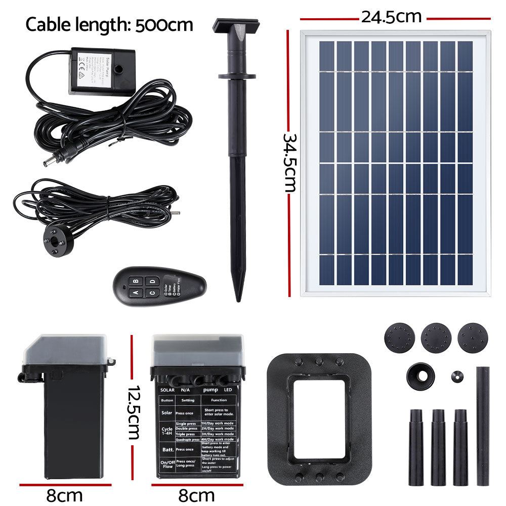 gardeon-solar-pond-pump-with-battery-kit-led-lights-5-2ft www.mallsonline.com.au