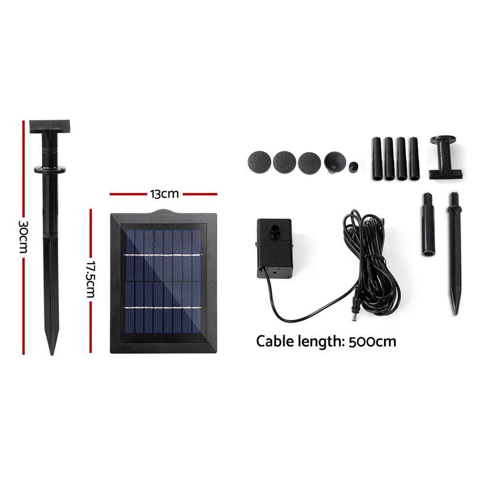 gardeon-solar-pond-pump-water-fountain-outdoor-powered-submersible-filter-4ft www.mallsonline.com.au