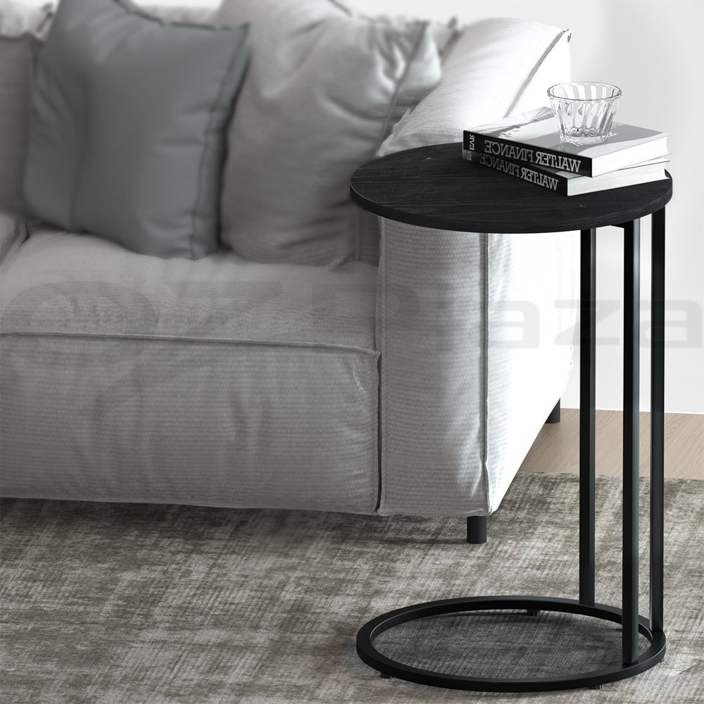 artiss-coffee-table-side-table-laptop-desk-bedside-sofa-wooden-table-metal-frame at www.mallsonline.com.au