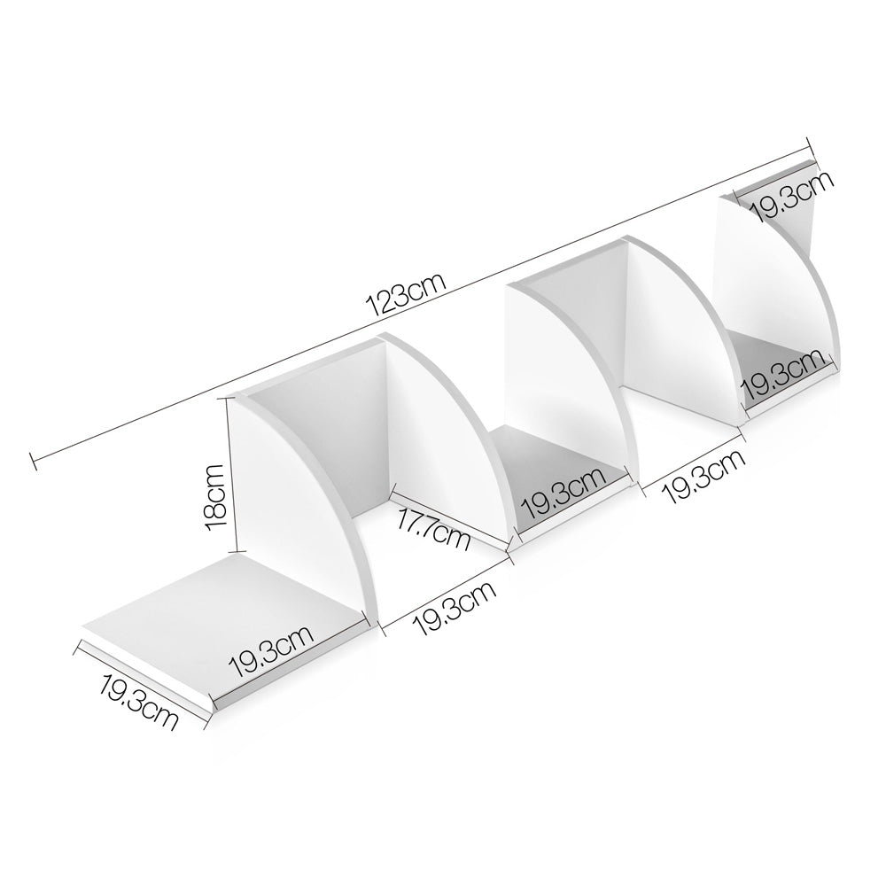 artiss-5-tier-corner-wall-shelf-white at www.mallsonline.com.au