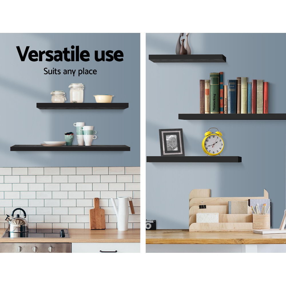 artiss-3-piece-floating-wall-shelves-black at www.mallsonline.com.au