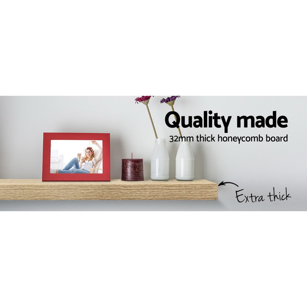 artiss-3pcs-wall-floating-shelf-set-diy-mount-storage-book-display-rack-oak at www.mallsonline.com.au