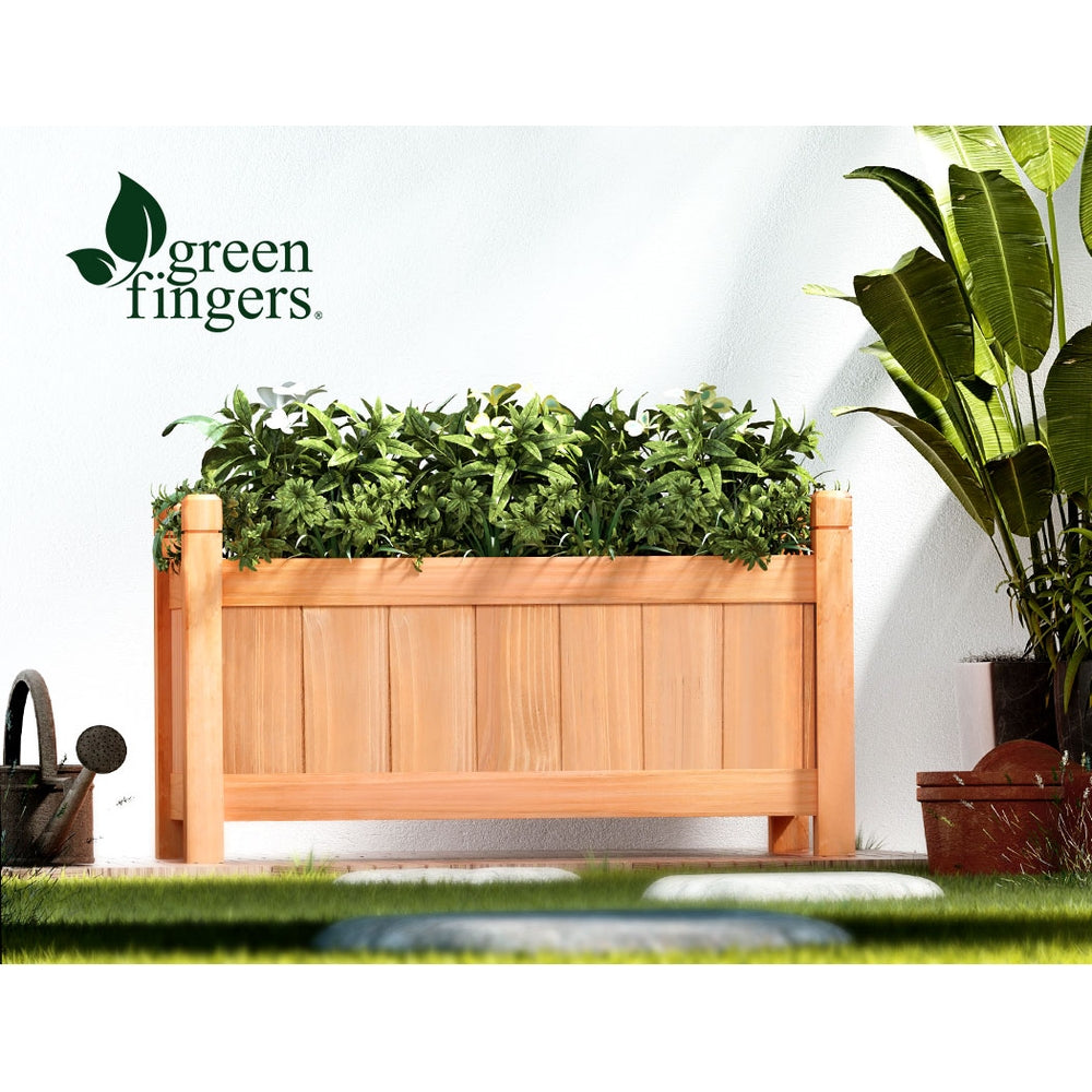 greenfingers-garden-bed-raised-wooden-planter-box-vegetables-60x30x33cm www.mallsonline.com.au