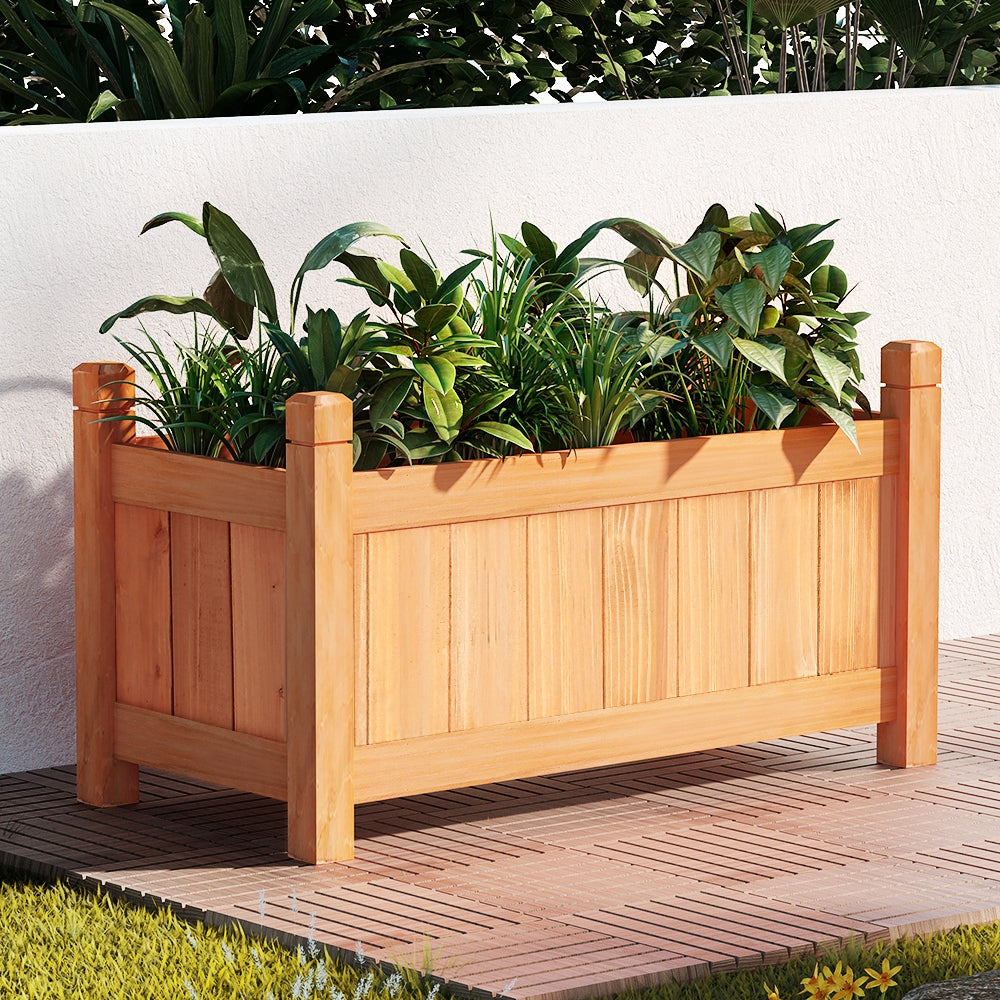 greenfingers-garden-bed-raised-wooden-planter-box-vegetables-60x30x33cm www.mallsonline.com.au