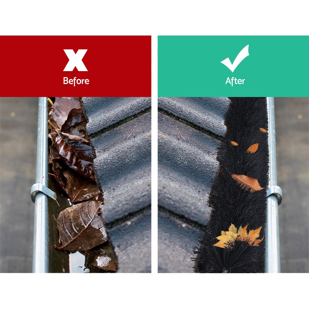 18-pcs-gutter-brush-guard-100mm-x-16-5m-length-leaf-twigs-filter-home-garden at www.mallsonline.com.au