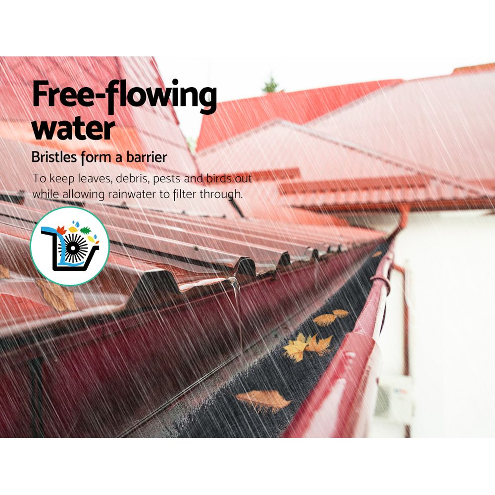 18-pcs-gutter-brush-guard-100mm-x-16-5m-length-leaf-twigs-filter-home-garden at www.mallsonline.com.au