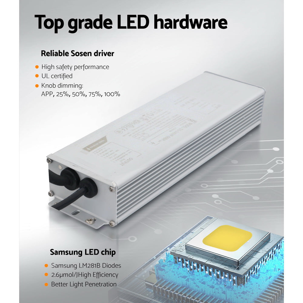 greenfingers-2200w-led-grow-light-full-spectrum-indoor-veg-flower-all-stage at www.mallsonline.com.au