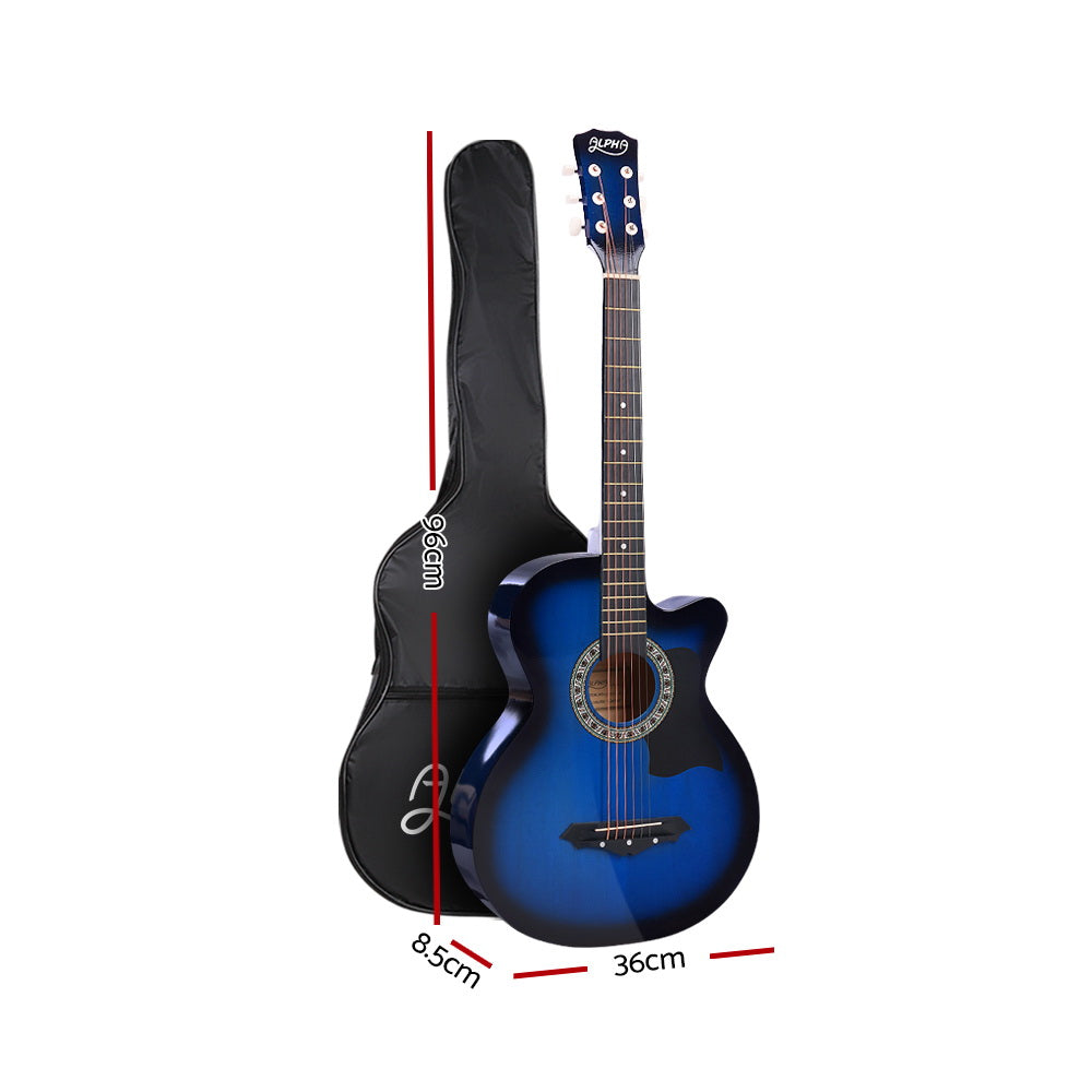 alpha-38-inch-wooden-acoustic-guitar-blue at www.mallsonline.com.au